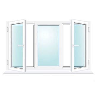 Окно ПВХ 2050 x 1415 - REHAU Delight-Design 40 мм Нахабино